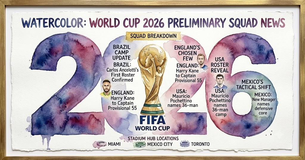 World Cup 2026 Preliminary Squad News 